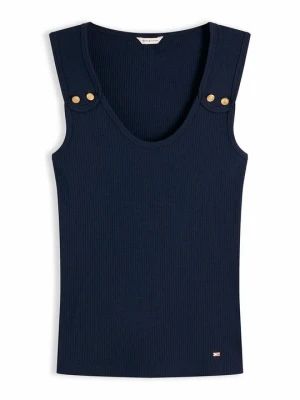 Top Tommy Hilfiger granatowy