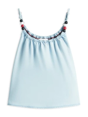 Top Tommy Hilfiger niebieski denim