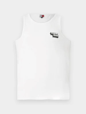 Top Tommy Jeans mleczny