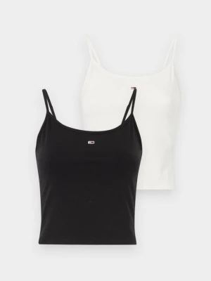 Top Tommy Jeans mleczny