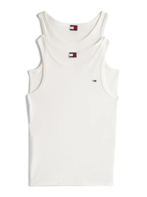 Top Tommy Jeans mleczny