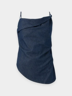 Top Topshop ciemnoniebieski