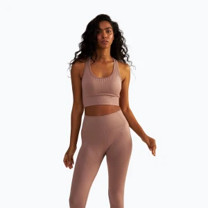 Top treningowy damski BeShaped Femme Force rose-gold
