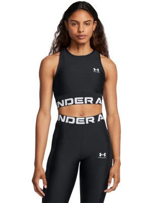 Top treningowy damski Under Armour Heatgear Rib Tank - czarny