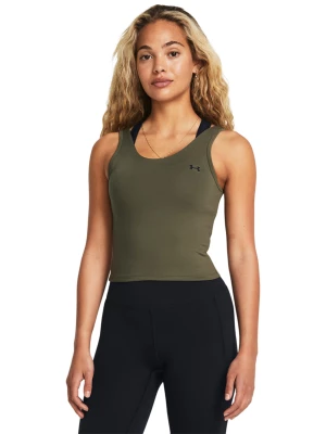 Top treningowy damski Under Armour Motion Tank Emea - oliwkowy/khaki