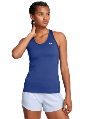 Top treningowy damski Under Armour Tech Mesh Racer Tank - granatowy