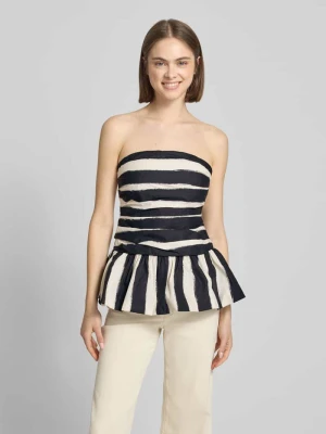 Top typu bandeau z bawełny model 'SOLDE' Topshop