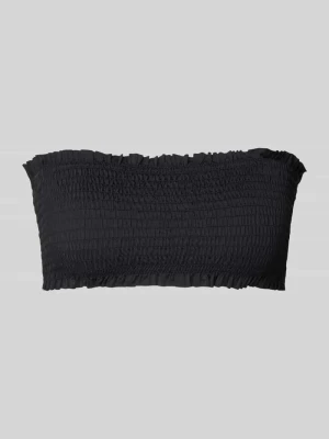 Top typu bandeau z detalami w stylu smok Model 'SKIN LOBSTER' NEO NOIR