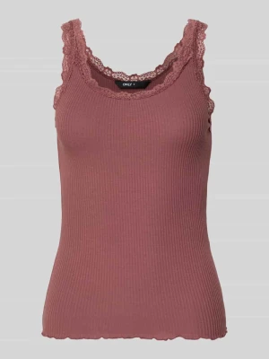 Top typu tank o kroju slim fit z mieszanki bawełny ekologicznej model 'SARA' Only