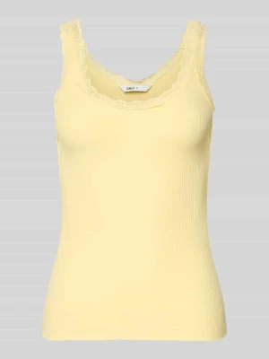 Top typu tank o kroju slim fit z mieszanki bawełny ekologicznej model 'SARA' Only