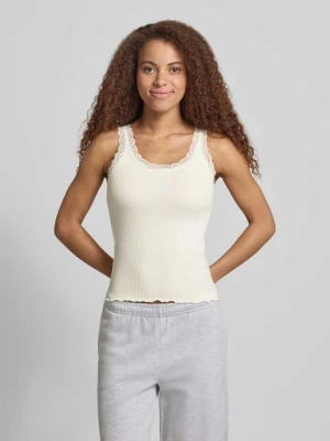 Top typu tank o kroju slim fit z mieszanki bawełny ekologicznej model 'SARA' Only