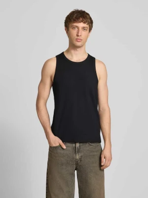 Top typu tank o kroju slim fit z mieszanki bawełny Marc O'Polo DENIM