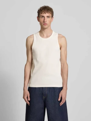 Top typu tank o kroju slim fit z mieszanki bawełny Marc O'Polo DENIM