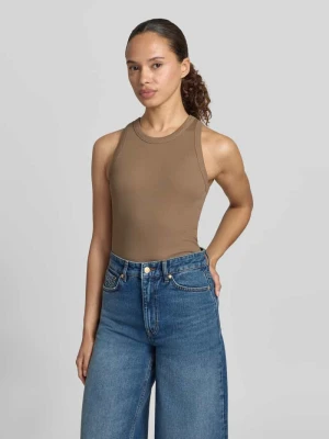 Top typu tank o kroju slim fit z mieszanki bawełny model 'FRAGOLA' MAX&Co.