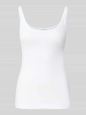 Top typu tank o kroju slim fit z mieszanki bawełny model 'Ina / Dailies' Opus Biały