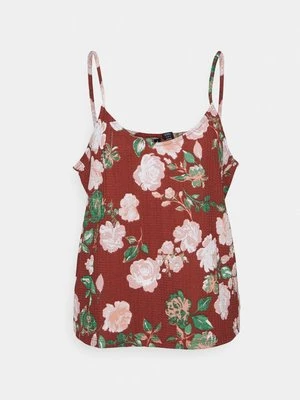 Top Vero Moda ciemnobrązowy