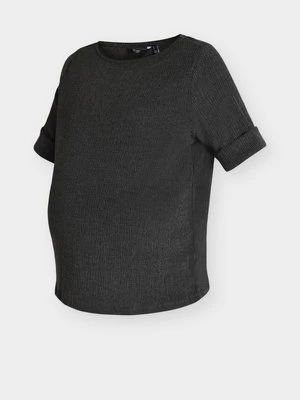 T-shirt z nadrukiem Vero Moda szary