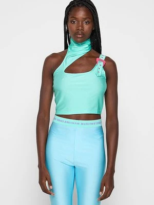 Top Versace Jeans Couture turkusowy