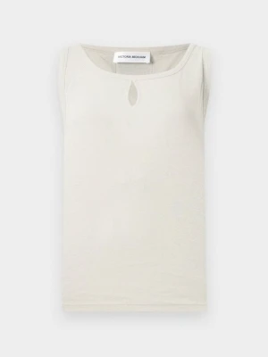 Top Victoria Beckham jasnozielony