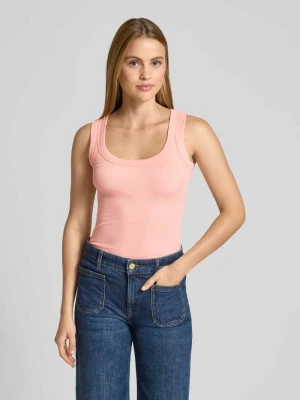 Top w efekcie prążkowania z okrągłym dekoltem Marc Cain