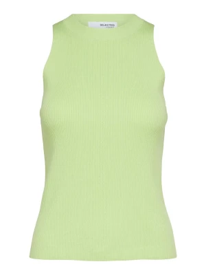 SELECTED FEMME Top w kolorze limonkowym rozmiar: XL