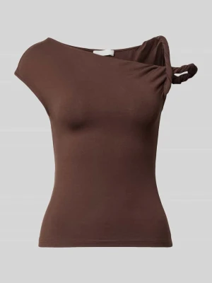 Top w kroju na jedno ramię model 'Fenna' LeGer