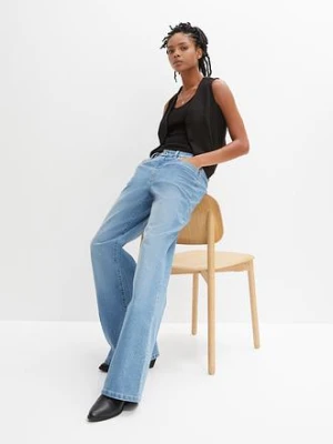 Top w prążek z czystej bawełny organicznej  (2 szt. w opak.) bonprix