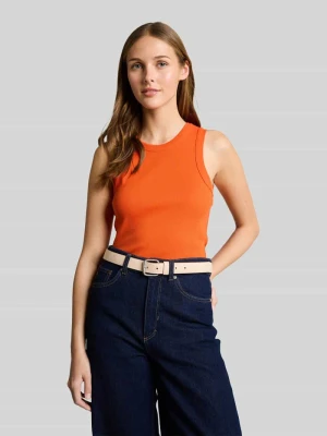 Top w prążkowanej strukturze, krój slim fit Tom Tailor Denim