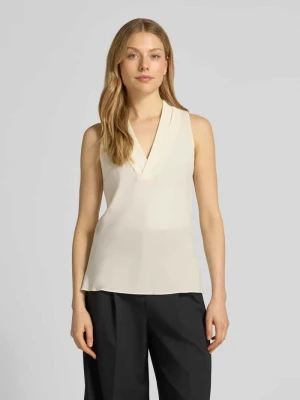 Top w stylu bluzki o kroju regular fit z czystego jedwabiu model 'BOLARU' Boss