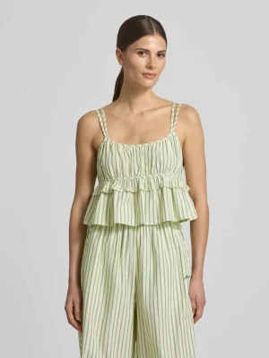 Top w stylu bluzki z falbanami Boss Orange