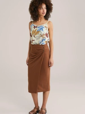 Top WE Fashion beżowy