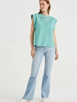 Top WE Fashion miętowy