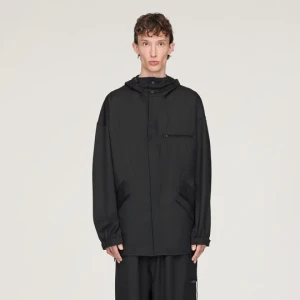Top Y-3 z kapturem Refined Wool 3-Stripes Adidas czarny