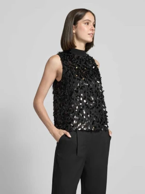 Top z cekinami model 'GIOIOSA' Marella Czarny