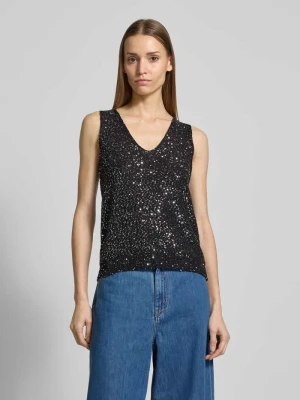 Top z cekinowym obszyciem model ‘COLOMBA’ Weekend Max Mara