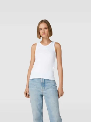 Top z czystej bawełny Paco Rabanne Biały