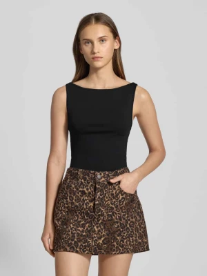 Top z dekoltem w łódkę Gina Tricot