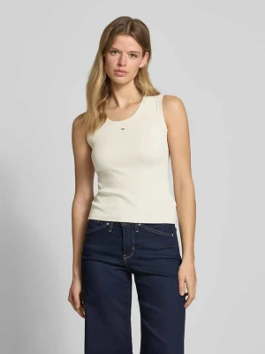 Top z dekoltem w łódkę model ‘ESSENTIALS’ Tommy Jeans