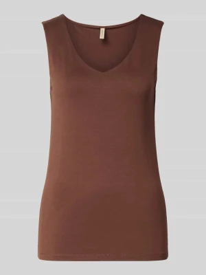 Top z dekoltem w serek model 'Marica' Soyaconcept
