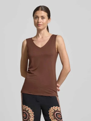 Top z dekoltem w serek model 'Marica' Soyaconcept