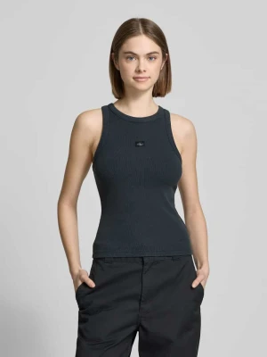 Top z detalem z logo Calvin Klein Jeans