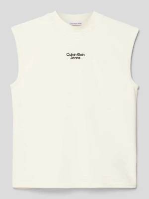 Top z detalem z logo model ‘OTTOMAN’ Calvin Klein Jeans