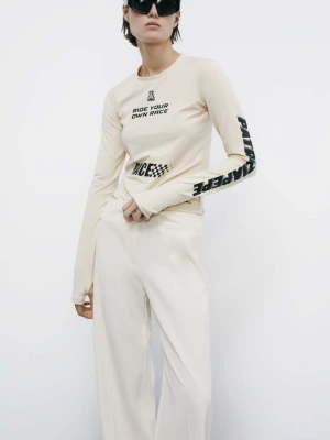 Top z długim rękawem Racing PATRIZIA PEPE