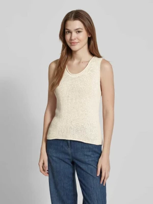 Top z dzianiny o kroju regular fit z mieszanki bawełny Marc O'Polo