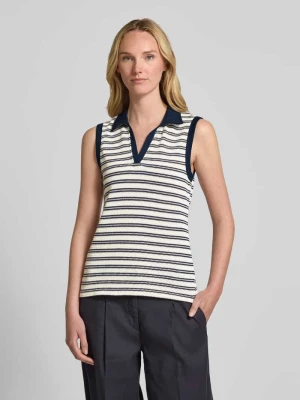 Top z dzianiny o kroju regular fit z mieszanki bawełny Tom Tailor