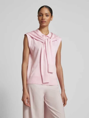 Top z dzianiny z kołnierzykiem polo LeGer by Lena Gercke