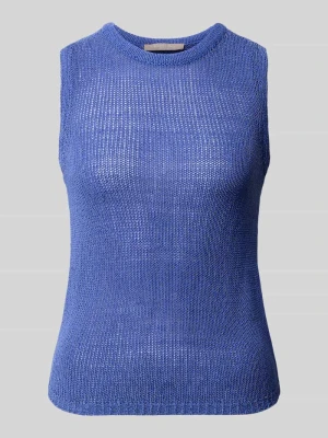 Top z dzianiny z okrągłym dekoltem Christian Berg Woman Selection