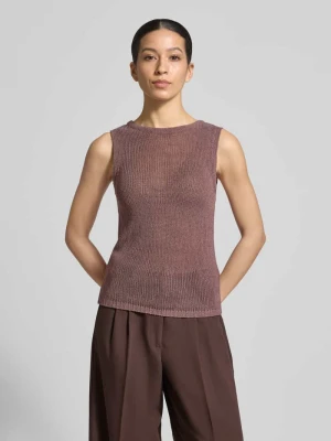 Top z dzianiny z okrągłym dekoltem Christian Berg Woman Selection