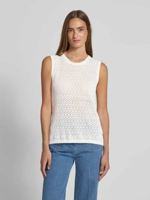 Top z dzianiny z okrągłym dekoltem Christian Berg Woman Selection