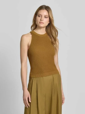 Top z dzianiny z okrągłym dekoltem curated by Anna Schürrle Style Icon Collection